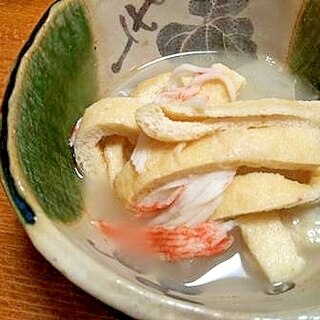 冬瓜・かにかま・あげの　ほっこり煮物